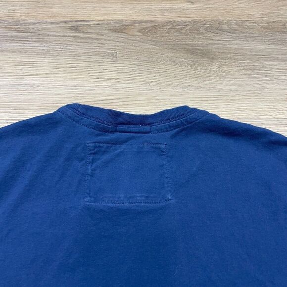 American Eagle Outfitters Shirt Mens Large Blue AOP Y2K Graphic Short Sleeve - Picture 6 of 10